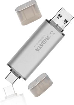 RiDATA UV903 2TB Portable External SSD 1050MB/s USB 3.2 Gen2 OTG Thumb Drive [SILVER]